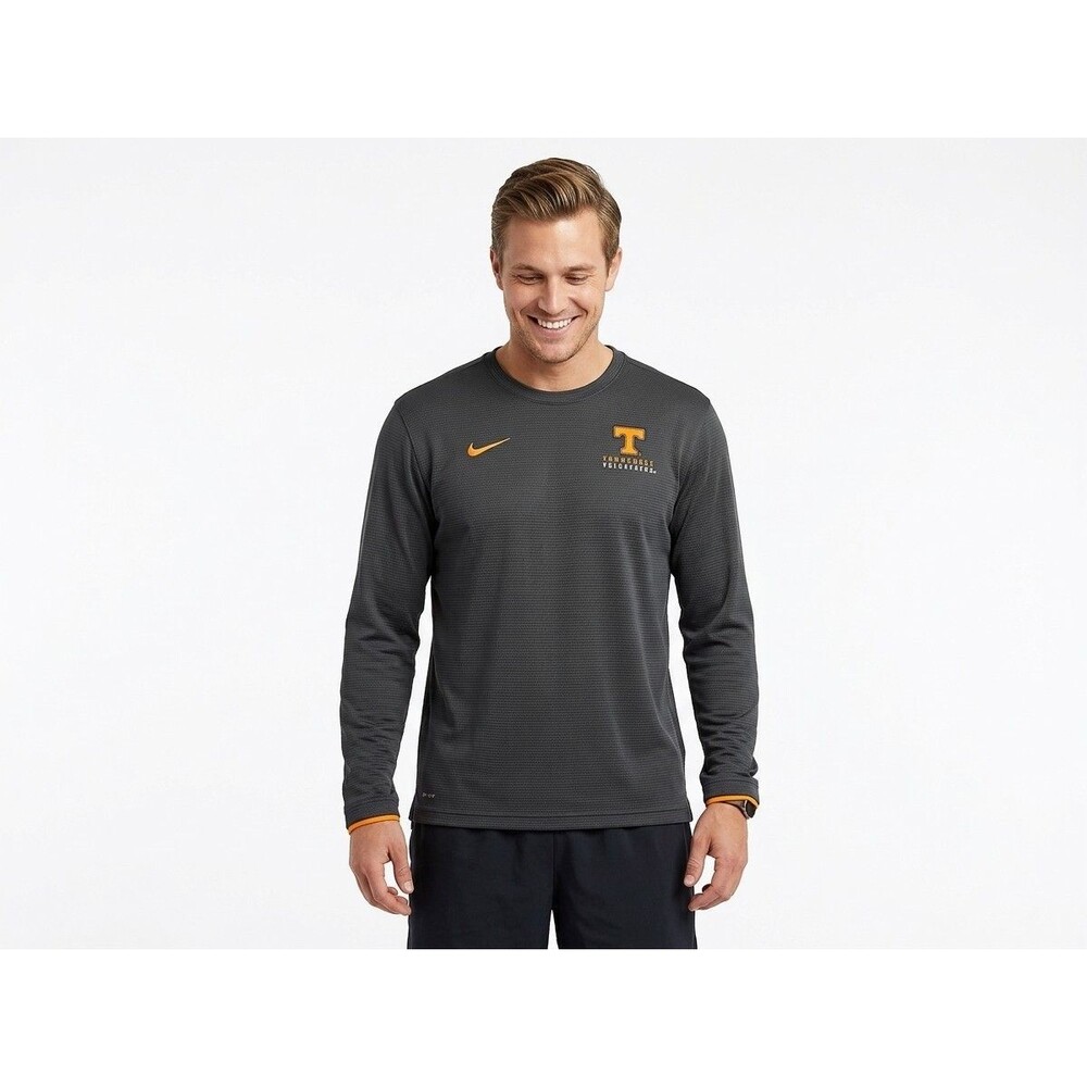 Nike Tennessee Volunteers Dri Fit Shirt Mens 3XL Charcoal Long Sleeve AR9591 EUC